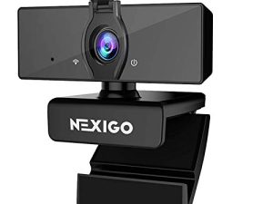 NexiGo N660 1080P كاميرا ويب للأعمال ، ميكروفون مزدوج وغطاء للخصوصية ، كاميرا ويب USB FHD للكمبيوتر ، التوصيل والتشغيل ، للتكبير / Skype / Teams / Webex ، كمبيوتر محمول ماك للكمبيوتر المكتبي