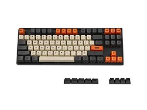 YMDK Carbon Dye Sub 108 87 61 Key Mac Keys Thick PBT OEM Profile Keycap for Standard 104 TKL 60٪ MX Switches Keyboard (Only Keycap) (87 Plus Mac)