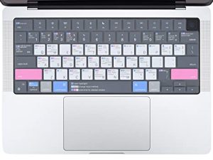 غطاء لوحة مفاتيح macOS Shortcuts من السيليكون لـ 2022 MacBook Air 13.6 مع شريحة M2 ، MacBook Pro 14 بوصة A2442 و MacBook Pro 16 بوصة A2485 w / M1 رقاقة ، MacBook Air 13 M2 واقي جلد للوحة المفاتيح ، أبيض وردي