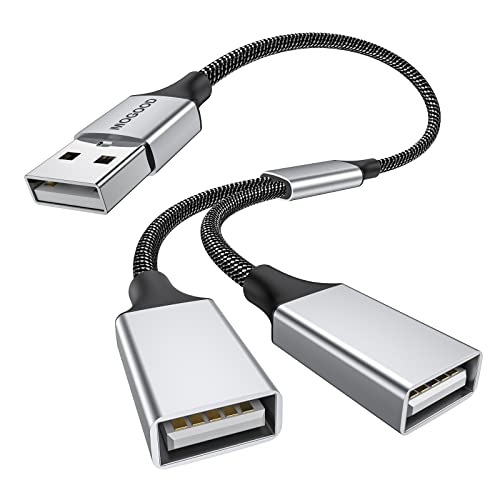 USB Splitter Cable MOGOOD USB y Splitter محول ثنائي USB 2.0 لتمديد سلك الطاقة للشحن / نقل البيانات ثنائي منفذ USB مزدوج موسع موزع محول إضافي متعدد المنافذ لتقسيم البيانات لأجهزة الكمبيوتر المحمول / Mac / السيارة USB Splitter Cable MOGOOD USB y Splitter محول ثنائي USB 2.0 لتمديد سلك الطاقة للشحن / نقل البيانات ثنائي منفذ USB مزدوج موسع موزع محول إضافي متعدد المنافذ لتقسيم البيانات لأجهزة الكمبيوتر المحمول / Mac / السيارة