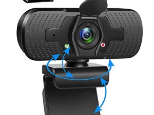 كاميرا ويب من Maylibet USB C مزودة بميكروفون / غطاء الخصوصية ، كاميرا ويب عالية الدقة بزاوية عريضة 1080 بكسل للكمبيوتر المكتبي والكمبيوتر المحمول وشاشة كمبيوتر Mac Pro