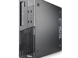 Lenovo ThinkCentre M93P Tiny Form Factor Business Desktop Computer ، Intel Dual-Core i7-4765T حتى 3.0 G ، 8GB ، 128GB SSD ، WiFi ، USB 3.0 ، VGA ، Win10Pro ، الدعم - الإنجليزية / الإسبانية (متجدد)