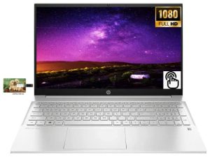 HP Pavilion 15.6 "FHD Touchscreen IPS Micro-Edge Display Business Laptop، AMD Ryzen 7 5700U 8-Core، Windows 10 Pro، 32GB RAM 1TB SSD، Backlit Keyboard، Webcam، WiFi، 32GB USB Card