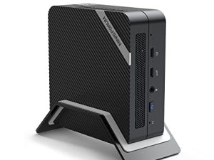 MINISFORUM DeskMini UM580 Mini PC AMD Ryzen 7 5800H DDR4 32 جيجا بايت RAM + 512 جيجا بايت NVMe SSD Windows 11 Pro كمبيوتر مكتبي ، 2xHDMI + 2xUSB-C 4K @ 60Hz ، 2.5G LAN ، USB 3.2 ، AMD Radeon Graphics Mini كمبيوتر