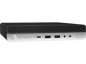 2019 HP EliteDesk 800 G3 Mini Business Desktop (Intel Quad-Core i5-7500T ، ذاكرة DDR4 16 جيجا بايت ، 512 جيجا بايت SSD) Type-C ، DP ، WiFi ، Ethernet ، لوحة مفاتيح USB + ماوس ، Windows 10 Pro Professional 64 بت