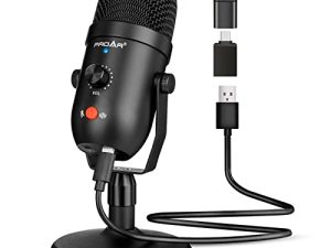 ميكروفون بودكاست للهاتف / الوسادة / PS4 ، ميكروفون USB للتسجيل المكثف للكمبيوتر ، ميكروفون معدني للكمبيوتر الشخصي للألعاب ، ASMR ، YouTube ، مجموعة ميكروفون البث مع إلغاء الضوضاء لأجهزة الكمبيوتر المحمول MAC أو Windows