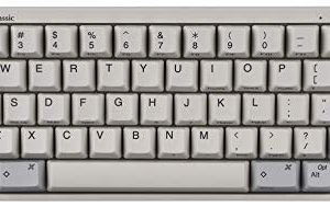 Fujitsu HHKB - لوحة مفاتيح Happy Hacking احترافية كلاسيكية (سلكية ، USB-C ، Mac ، Windows ، أبيض ، مطبوعة)