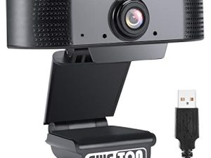 كاميرا ويب EWETON 1080P مع ميكروفون ، وكاميرا ويب USB 2.0 للكمبيوتر مع تصحيح تلقائي للضوء ، والتوصيل والتشغيل ، لنظام التشغيل Windows Mac OS ، لدفق الفيديو ، والمؤتمرات ، والألعاب ، والدروس عبر الإنترنت (أسود 104)
