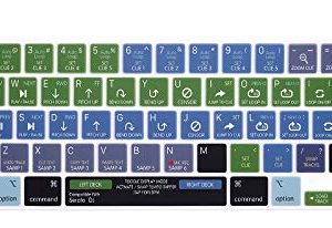 غطاء لوحة مفاتيح WYGCH Serato DJ من السيليكون لاختصارات MacBook Pro 16 بوصة A2141 2019 جديد 2020 Pro 13.3 بوصة A2338 M1 / A2251 / A2289 مع Touch Bar و Touch ID إصدار أمريكي