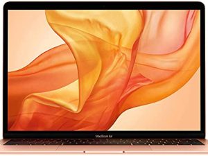 جهاز Apple MacBook Air ، منتصف 2019 ، مع معالج Intel Core i5 بسرعة 1.6 جيجاهرتز (13.3 بوصة ، وذاكرة وصول عشوائي 8 جيجابايت ، وذاكرة SSD بسعة 512 جيجابايت) ذهبي (مجدد)
