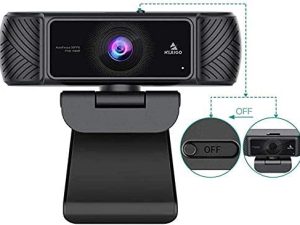 NexiGo N680 1080P كاميرا ويب للأعمال مع ميكروفون ، برنامج وغطاء للخصوصية ، ضبط تلقائي للصورة ، دفق كاميرا ويب USB ، للفصل الدراسي عبر الإنترنت ، التقريب عبر Skype Facetime Teams ، كمبيوتر Mac المحمول المكتبي