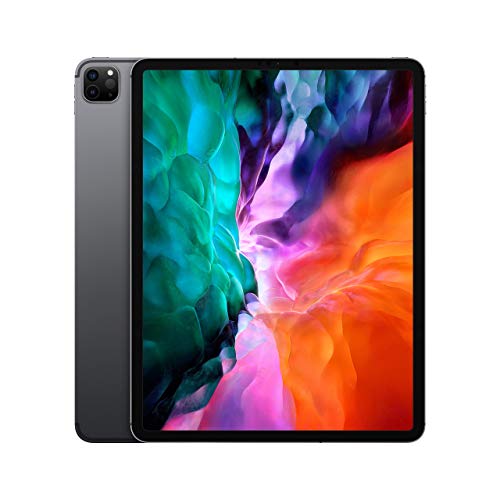 Apple iPad Pro (12.9 بوصة ، Wi-Fi + Cellular ، 256 جيجابايت) - رمادي فلكي (الجيل الرابع) (2020) (مجدد) Apple iPad Pro (12.9 بوصة ، Wi-Fi + Cellular ، 256 جيجابايت) - رمادي فلكي (الجيل الرابع) (2020) (مجدد)