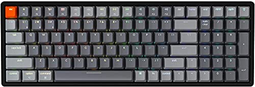 Keychron K4 بلوتوث لوحة مفاتيح ميكانيكية لاسلكية بإضاءة خلفية RGB LED ، 100 مفتاح قابل للتبديل السريع ، لوحة مفاتيح USB سلكية لألعاب الكمبيوتر ، إطار ألومنيوم لنظام التشغيل Mac Windows ، Gateron Red Switch Keychron K4 بلوتوث لوحة مفاتيح ميكانيكية لاسلكية بإضاءة خلفية RGB LED ، 100 مفتاح قابل للتبديل السريع ، لوحة مفاتيح USB سلكية لألعاب الكمبيوتر ، إطار ألومنيوم لنظام التشغيل Mac Windows ، Gateron Red Switch
