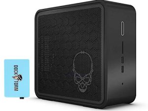إنتل NUC 9 NUC9i7QNX للألعاب والترفيه سطح المكتب الصغير أسود i7-9750H سداسي النواة ، 32 جيجا رام ، 1 تيرا بايت PCIe SSD ، UHD 630 ، واي فاي ، بلوتوث ، 1xHDMI ، Win 11 Pro مع Hub