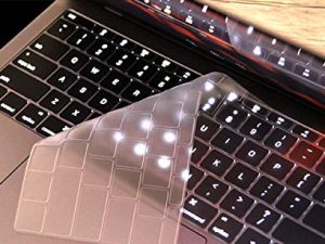 غطاء لوحة مفاتيح رفيع للغاية لعام 2019-2016 لإصدار MacBook Pro 13 بوصة A1708 بدون شريط لمس و MacBook 12 بوصة A1534 ، TPU