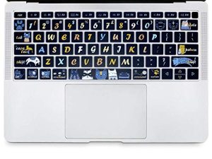 SANFORIN واقي غطاء لوحة المفاتيح لجهاز Apple MacBook Air 13 بوصة 13.3 بوصة (Only Fit Model: A1932، 2018 2019) ، واقي جلد سيليكون بتصميم فردي ، Cat