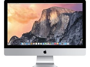 شاشة Apple iMac MF885LL / A مقاس 27 بوصة 5K Retina (معالج رباعي النواة بسرعة 3.3 جيجاهرتز ومحرك أقراص ثابتة سعة 1 تيرابايت وذاكرة DDR3L سعة 8 جيجابايت) (تم تجديده)