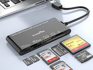قارئ بطاقات متعدد 7 في 1 ، قارئ بطاقات ذاكرة Rocketek USB 3.0 لـ SD / SDXC / SDHC / Micro SD / CF / XD / MS / MMC بطاقة ذاكرة الكاميرا ، قارئ / كاتب بطاقات USB 7 في 1 (5 جيجابت في الثانية) قارئ بطاقة SD لنظام التشغيل Mac OS و Windows و Linux