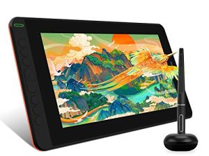 جهاز لوحي للرسم HUION KAMVAS 12 بشاشة ، 11.6 بوصة جهاز لوحي للرسومات الرقمية مغلفة بالكامل مع قلم بدون بطارية للمبتدئين والمصمم ، متوافق مع Mac و Windows PC و Linux و Android