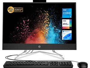 HP [Windows 11 Home] أحدث كمبيوتر مكتبي متعدد الإمكانات | شاشة عالية الدقة مقاس 23.8 بوصة | معالج Intel Core i5-1135G7 | ذاكرة وصول عشوائي سعة 16 جيجابايت | محرك أقراص صلبة SSD بسعة 512 جيجابايت | كاميرا ويب | DVD-RW | أسود