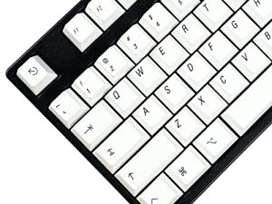 YMDK 139 Mac Keycaps Cherry Profile نمط نورمكور صبغ بسيط Sub PBT غطاء مفتاح أبيض لـ 104 TKL 60٪ 96 84 68 Keychrone K2 K4 K8 MX لوحة مفاتيح مفاتيح