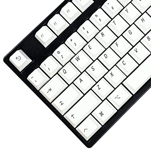 YMDK 139 Mac Keycaps Cherry Profile نمط نورمكور صبغ بسيط Sub PBT غطاء مفتاح أبيض لـ 104 TKL 60٪ 96 84 68 Keychrone K2 K4 K8 MX لوحة مفاتيح مفاتيح YMDK 139 Mac Keycaps Cherry Profile نمط نورمكور صبغ بسيط Sub PBT غطاء مفتاح أبيض لـ 104 TKL 60٪ 96 84 68 Keychrone K2 K4 K8 MX لوحة مفاتيح مفاتيح