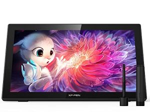 جهاز لوحي للرسم مع شاشة XPPen Artist 22 2nd Computer Graphics Tablet 122٪ sRGB مع وظيفة الإمالة قلم قابل للتعديل بدون بطارية ، شاشة عرض قلم 21.5 بوصة متوافقة مع Windows PC ، Mac ، Linux