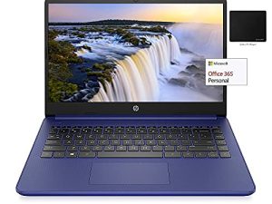 أحدث كمبيوتر محمول HP 14 بوصة عالي الدقة ، وحدة معالجة مركزية AMD ثنائية النواة ، ذاكرة وصول عشوائي (RAM) سعة 8 جيجا بايت ، تخزين 192 جيجا بايت (128 جيجا بايت SSD + 64 جيجا بايت eMMC) ، مكتب لمدة عام واحد ، كاميرا ويب ، حزمة مع لوحة الماوس GalliumPi (أزرق)