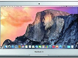 لاب توب Apple MacBook Air MJVM2LL / A بحجم 11.6 بوصة (معالج Intel Core i5 ثنائي النواة بسرعة 1.4 جيجاهرتز حتى 2.7 جيجاهرتز ، وذاكرة وصول عشوائي سعتها 4 جيجابايت ، وذاكرة SSD بسعة 128 جيجابايت ، وواي فاي ، وبلوتوث 4.0) (متجدد)