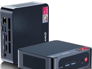 بيلينك ميني كمبيوتر ، AMD Ryzen 5 5560U 6 Core (حتى 4.0 جيجاهرتز) ، 16 جيجابايت DDR4 RAM 500 جيجابايت NVME M.2 SSD ، SER5 كمبيوتر سطح المكتب الصغير يدعم خرج 4K @ 60Hz / WiFi 6E / BT5.2 / ثنائي HDMI2.0 / النوع -C للألعاب / المكتب / المنزل