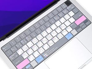 غطاء غطاء لوحة المفاتيح من CaseBuy مع اختصار Mac OS لـ 2022 2021 MacBook Pro 14 بوصة A2442 و MacBook Pro 16 بوصة A2485 Apple M1 Pro / M1 Max ، واقي ملحقات اختصار MAC OS X
