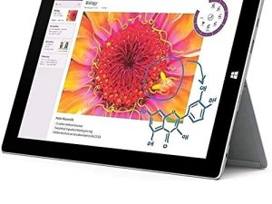 Microsoft Surface 3 10.8 "FHD Full HD (1920x1280) شاشة تعمل باللمس 2 في 1 كمبيوتر محمول للأعمال والتعليم (Intel Quad-Core Atom x7-Z8700 ، 4GB RAM ، 64GB SSD) Mini DP ، WiFi AC ، Webcam ، Windows 10 Pro