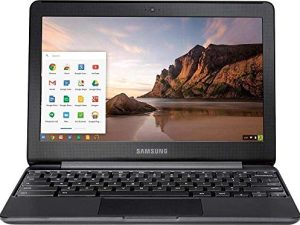 أحدث جهاز كمبيوتر محمول Chromebook 3 من سامسونج عالي الأداء مقاس 11.6 بوصة عالي الدقة | انتل كور سيليرون N3060 | 4 جيجا رام | 32 جيجا بايت eMMC | بلوتوث | واي فاي | نظام تشغيل Chrome (تم تجديده)